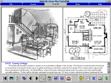 Example of Home Plan Finder II tm